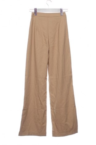 Damskie spodnie Bershka, Rozmiar XXS, Kolor Beżowy, Cena 37,99 zł