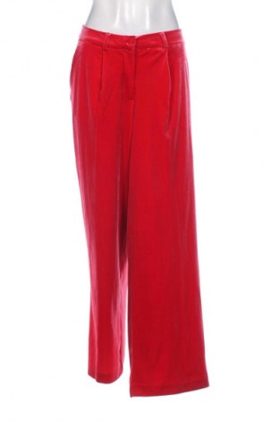 Damskie spodnie Bpc Bonprix Collection, Rozmiar XXL, Kolor Czerwony, Cena 79,15 zł