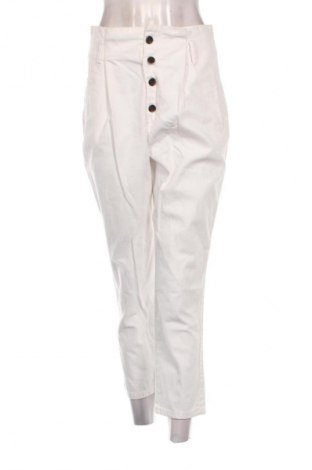 Damskie spodnie H&M, Rozmiar M, Kolor ecru, Cena 79,15 zł