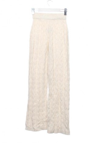 Pantaloni de femei H&M, Mărime XS, Culoare Ecru, Preț 67,99 Lei