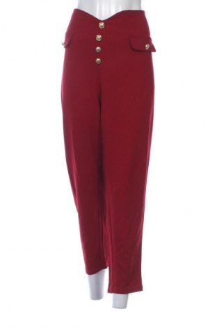 Damskie spodnie SHEIN, Rozmiar 3XL, Kolor Czerwony, Cena 47,99 zł
