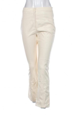 Pantaloni de femei Sinsay, Mărime M, Culoare Ecru, Preț 46,99 Lei