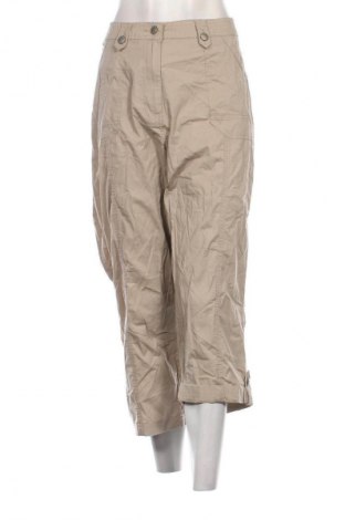 Γυναικείο παντελόνι Ulla Popken, Μέγεθος 3XL, Χρώμα  Μπέζ, Τιμή 18,99 €