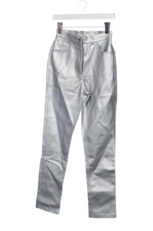 Дамски панталон United Colors Of Benetton, Размер XS, Цвят Сребрист, Цена 48,00 €