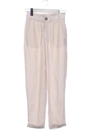 Pantaloni de femei Zara, Mărime XS, Culoare Ecru, Preț 72,00 Lei