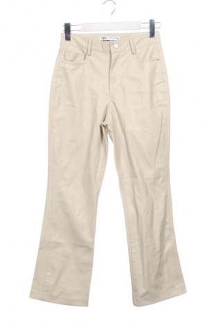 Damenhose Zara, Größe XS, Farbe Beige, Preis 13,81 €