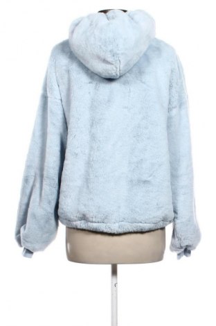 Damen Fleece Sweatshirt Bershka, Größe M, Farbe Blau, Preis 16,99 €