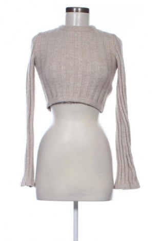Damski sweter Bershka, Rozmiar S, Kolor Beżowy, Cena 41,99 zł
