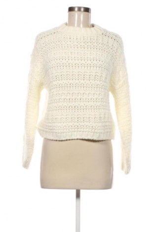 Damenpullover Bershka, Größe XS, Farbe Weiß, Preis 11,99 €