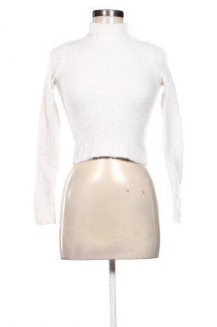Pulover de femei Bershka, Mărime XS, Culoare Alb, Preț 56,99 Lei