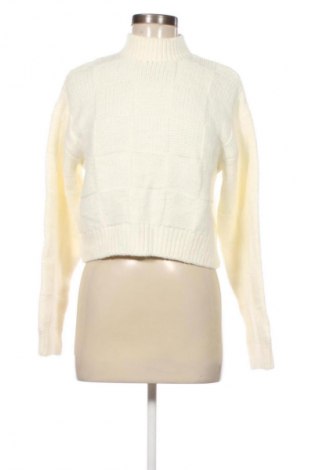 Pulover de femei Bershka, Mărime S, Culoare Alb, Preț 58,99 Lei