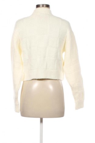 Pulover de femei Bershka, Mărime S, Culoare Alb, Preț 58,99 Lei