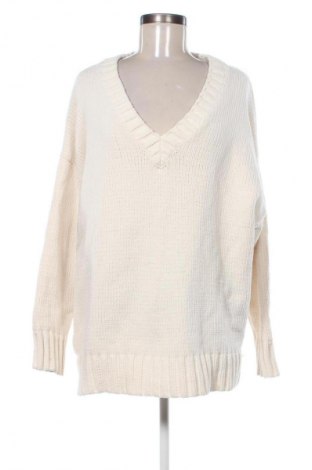 Damski sweter Bershka, Rozmiar M, Kolor ecru, Cena 40,99 zł