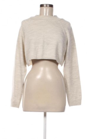 Γυναικείο πουλόβερ Defacto, Μέγεθος L, Χρώμα  Μπέζ, Τιμή 19,53 €