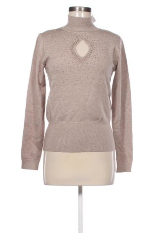 Damski sweter Laura Torelli, Rozmiar S, Kolor Beżowy, Cena 23,99 zł