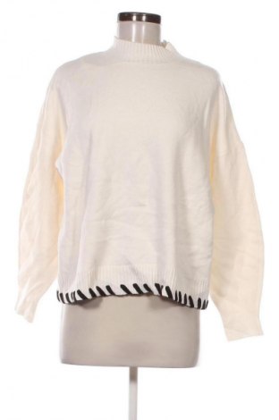 Γυναικείο πουλόβερ Miss Aless, Μέγεθος L, Χρώμα Εκρού, Τιμή 8,99 €