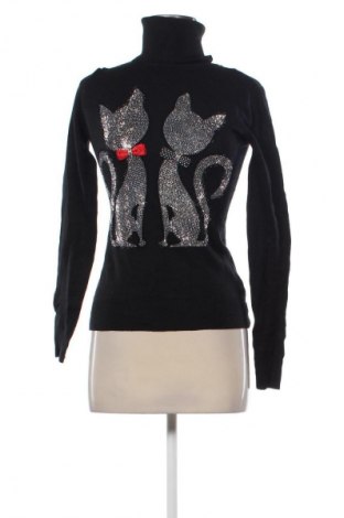 Damski sweter Miss Kiss, Rozmiar M, Kolor Czarny, Cena 90,99 zł