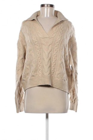 Pulover de femei Nice & Chic, Mărime M, Culoare Bej, Preț 41,99 Lei