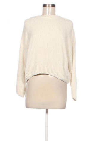 Damski sweter Pull&Bear, Rozmiar S, Kolor ecru, Cena 43,99 zł