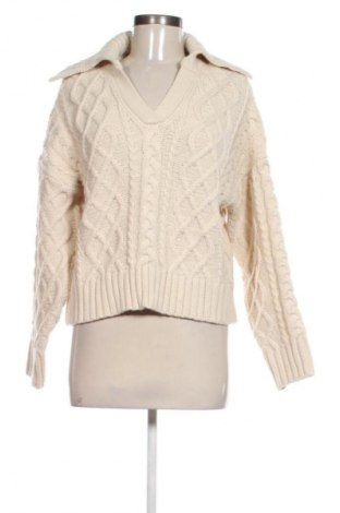 Pulover de femei Pull&Bear, Mărime S, Culoare Bej, Preț 45,99 Lei