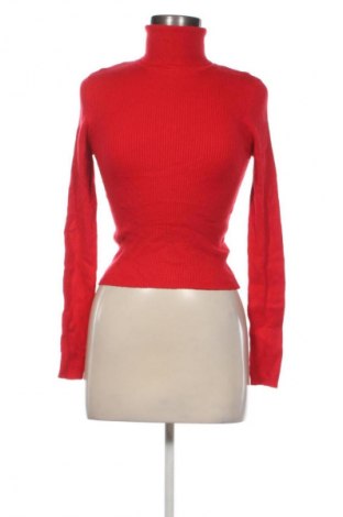 Damski sweter Pull&Bear, Rozmiar L, Kolor Czerwony, Cena 35,99 zł