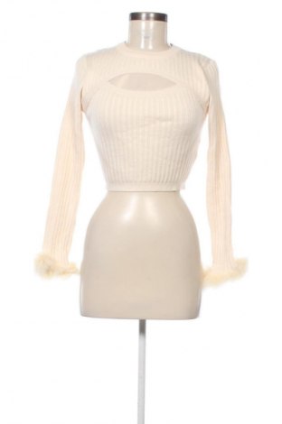 Pulover de femei SHEIN, Mărime S, Culoare Bej, Preț 42,99 Lei