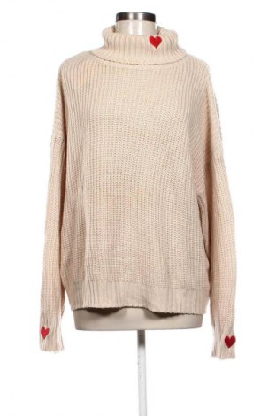 Дамски пуловер SHEIN, Размер XXL, Цвят Бежов, Цена 8,69 €