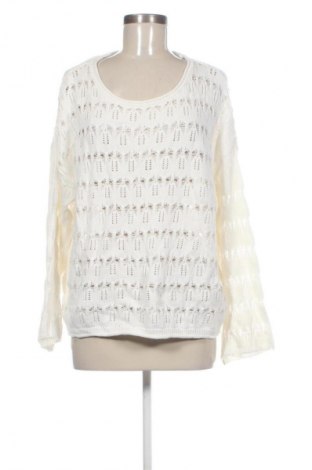 Γυναικείο πουλόβερ Suzanne Grae, Μέγεθος L, Χρώμα Λευκό, Τιμή 18,99 €