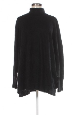 Γυναικείο πουλόβερ Ulla Popken, Μέγεθος 4XL, Χρώμα Μαύρο, Τιμή 22,99 €