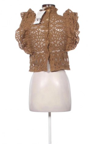 Дамски пуловер Zara, Размер S, Цвят Кафяв, Цена 30,00 €