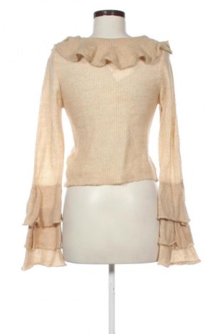 Damski sweter Zara, Rozmiar M, Kolor Beżowy, Cena 75,02 zł