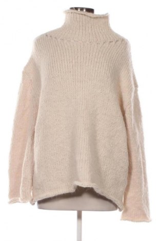 Γυναικείο πουλόβερ Zara, Μέγεθος L, Χρώμα  Μπέζ, Τιμή 14,99 €