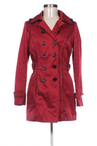 Damen Trench Coat Orsay, Größe S, Farbe Rot, Preis € 21,99