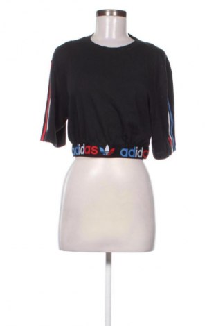Damen Sporttop Adidas Originals, Größe M, Farbe Schwarz, Preis 17,46 €