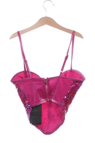 Дамски топ Bershka, Размер S, Цвят Розов, Цена 24,00 €