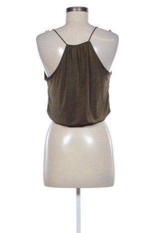 Top de femei Bershka, Mărime M, Culoare Verde, Preț 35,99 Lei