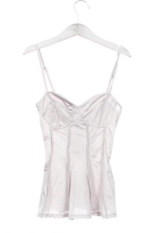 Дамски топ H&M Divided, Размер XS, Цвят Сребрист, Цена 4,60 €