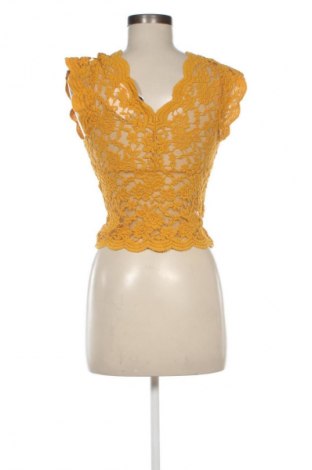 Дамски топ Zara, Размер L, Цвят Жълт, Цена 9,21 €