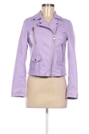 Geacă de piele pentru femei ASOS, Mărime S, Culoare Mov, Preț 443,18 Lei