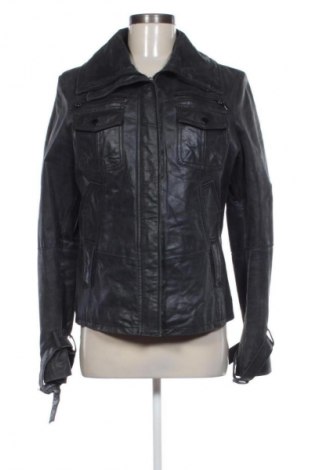 Γυναικείο δερμάτινο μπουφάν Conbipel, Μέγεθος XL, Χρώμα Μαύρο, Τιμή 73,99 €