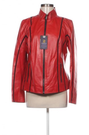 Geacă de piele pentru femei Giorgio Di Mare, Mărime XL, Culoare Roșu, Preț 1.674,99 Lei