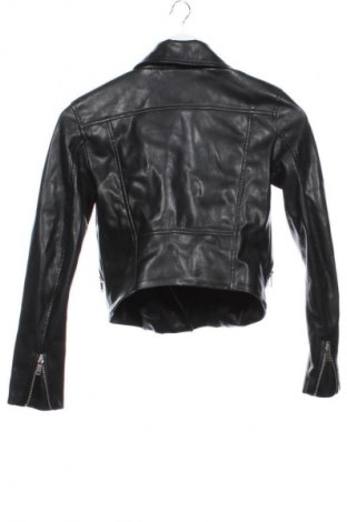 Damen Lederjacke H&M Divided, Größe XS, Farbe Schwarz, Preis € 23,99