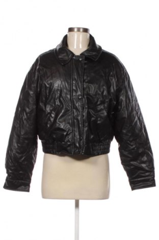 Damen Lederjacke H&M Divided, Größe M, Farbe Schwarz, Preis € 18,99