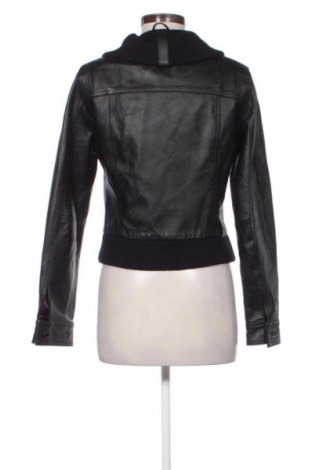 Γυναικείο δερμάτινο μπουφάν Ichi, Μέγεθος M, Χρώμα Μαύρο, Τιμή 45,99 €