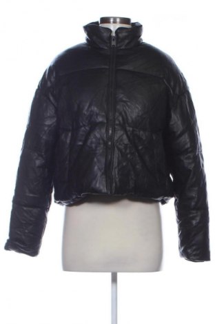 Дамско кожено яке Lindex, Размер XS, Цвят Черен, Цена 24,03 €