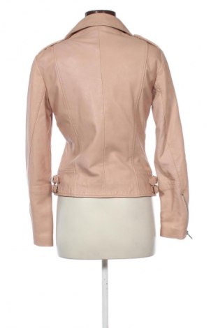 Geacă de piele pentru femei Mango, Mărime S, Culoare Bej, Preț 594,99 Lei