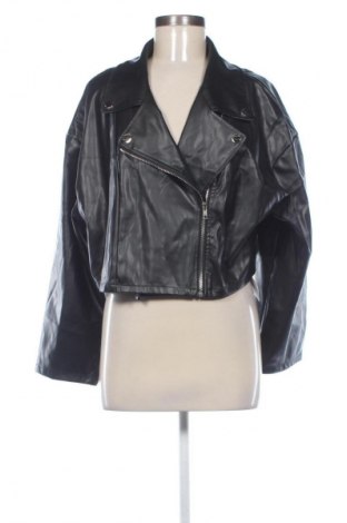 Damen Lederjacke SHEIN, Größe XL, Farbe Schwarz, Preis 17,99 €