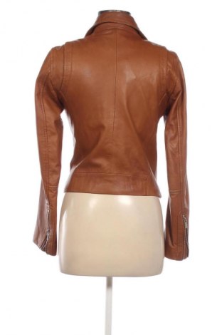 Damen Lederjacke Stradivarius, Größe S, Farbe Braun, Preis 49,68 €