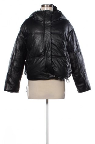 Női bőrdzseki Stradivarius, Méret XS, Szín Fekete, Ár 10 469 Ft