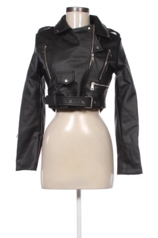 Γυναικείο δερμάτινο μπουφάν Unbranded, Μέγεθος XS, Χρώμα Μαύρο, Τιμή 21,99 €